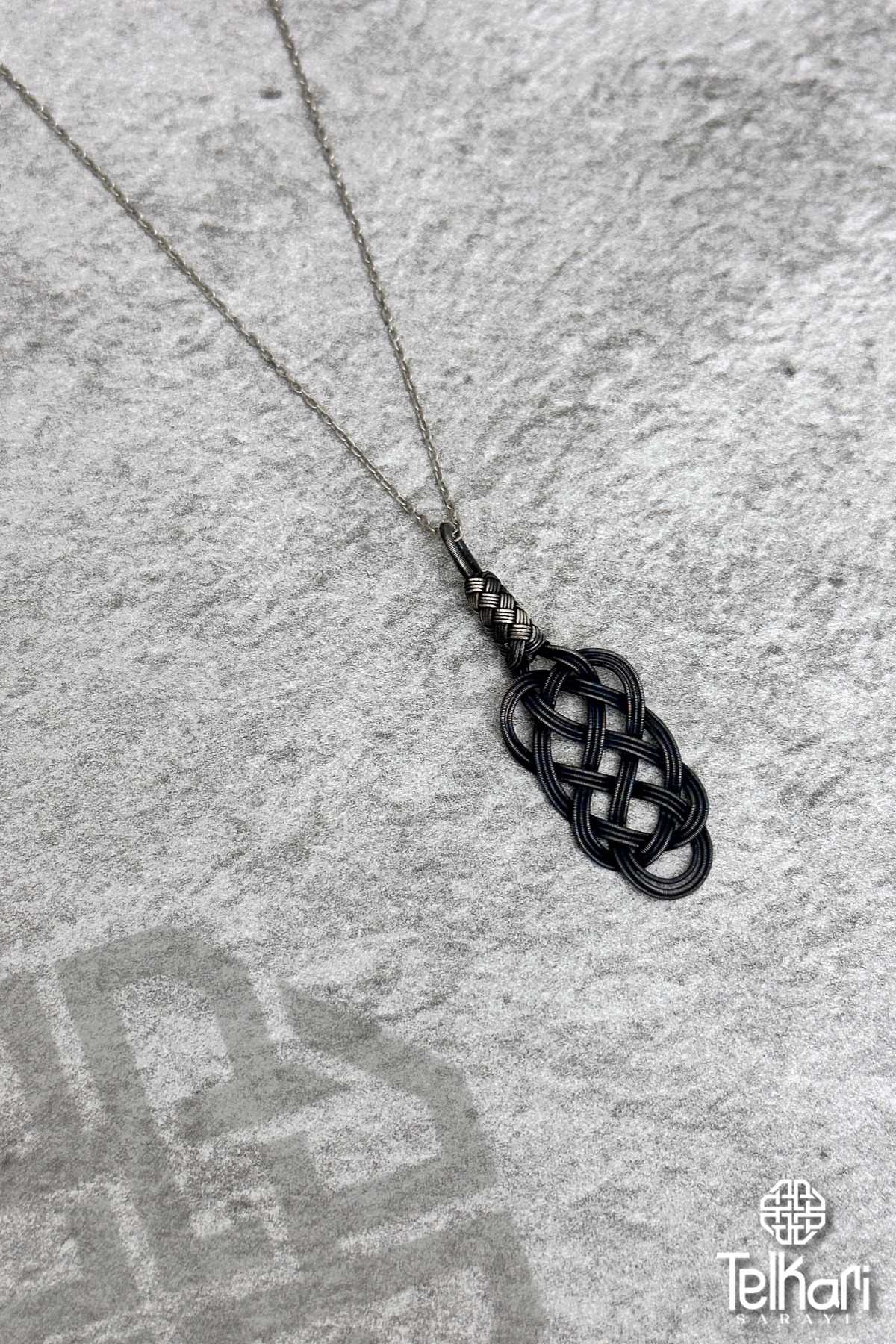 El İşçiliği Kazaziye Gümüş Kolye