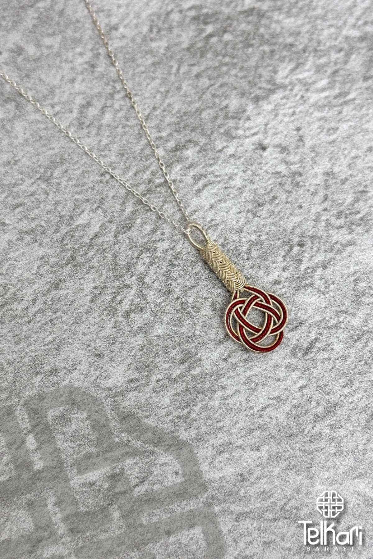 El İşçiliği Kazaziye Gümüş Kolye