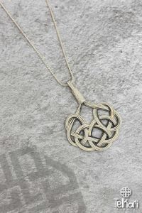 El İşçiliği Kazaziye Gümüş Kolye