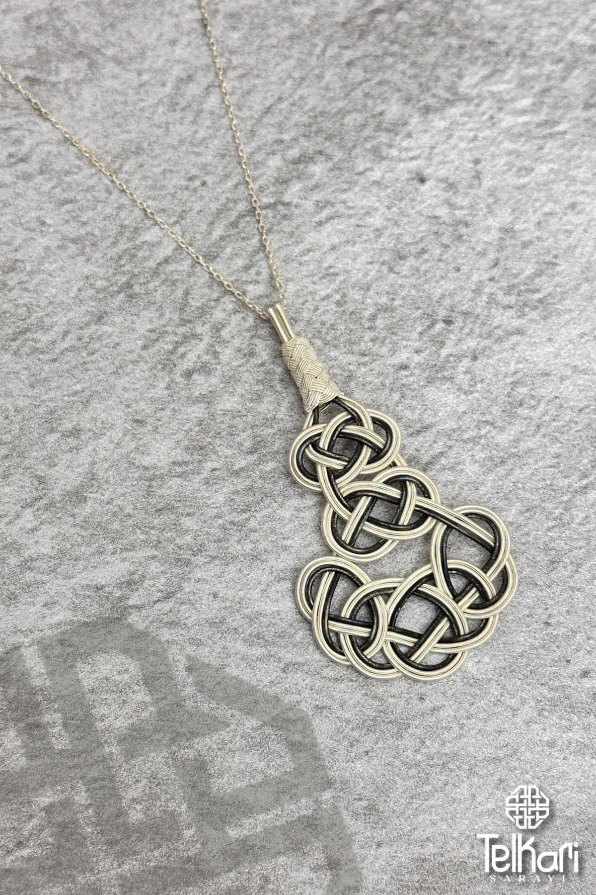 Kazaziye Gümüş Kolye