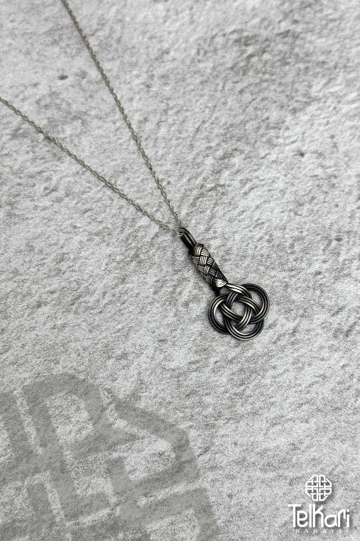 El İşçiliği Kazaziye Gümüş Kolye