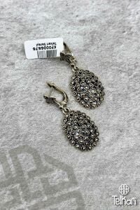 Markazit Taşlı Oval Gösterişli Gümüş Markazit Küpe