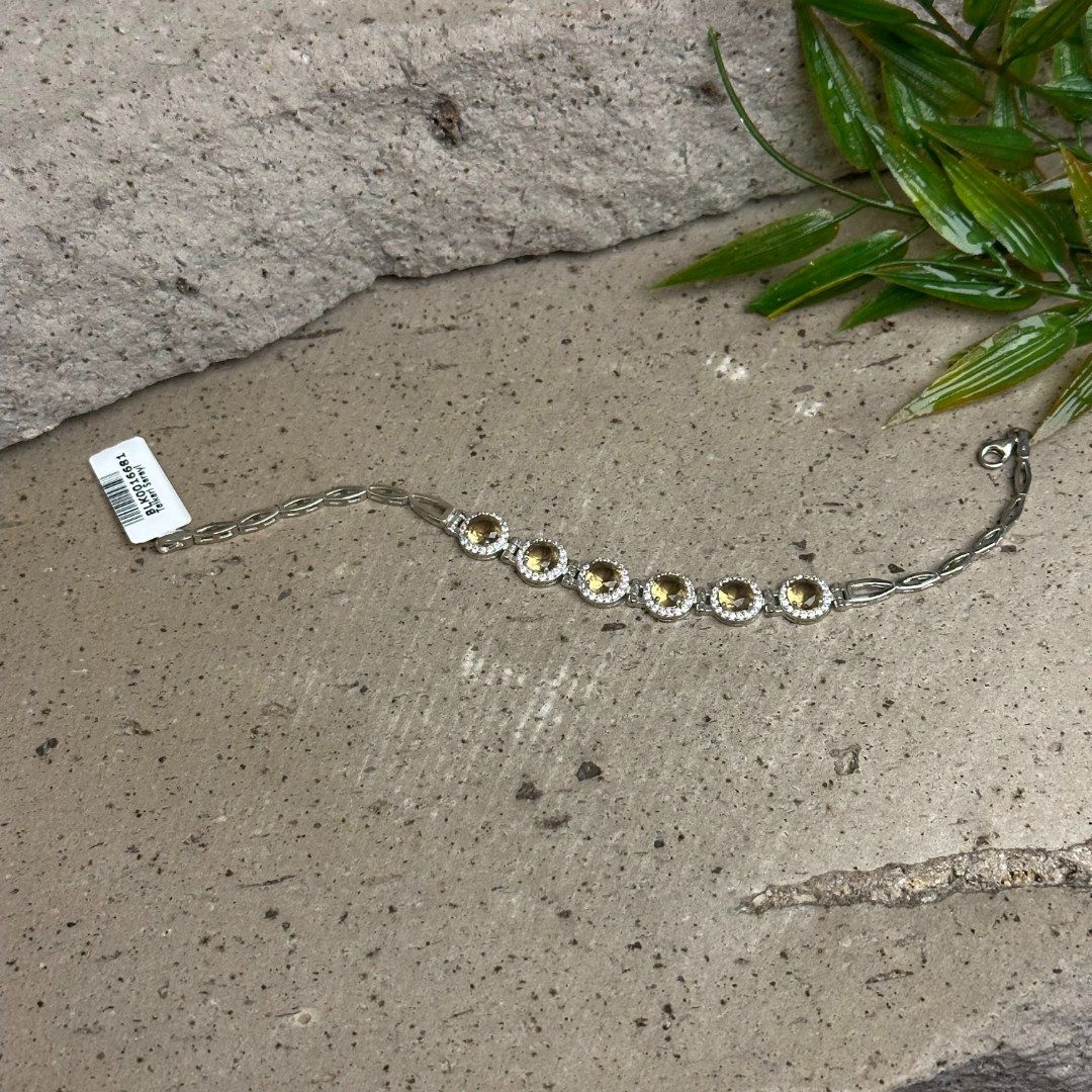 925 Ayar Sultan Taşlı Gümüş Bileklik