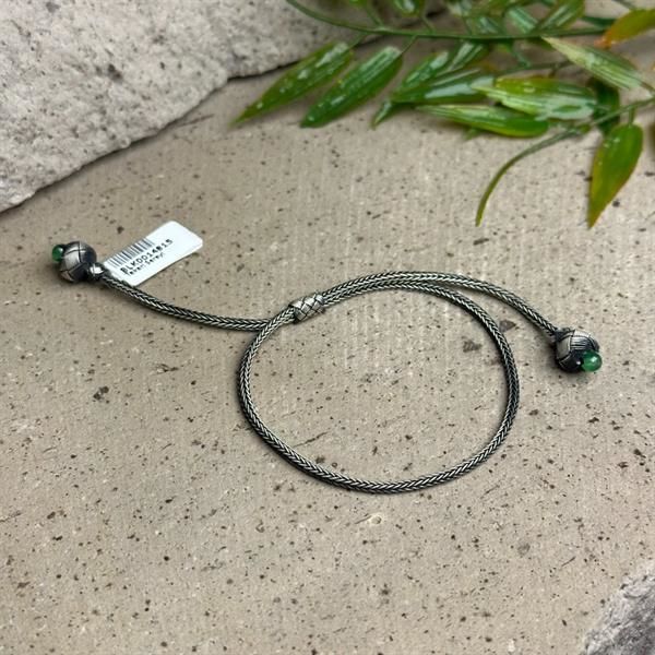 Asansörlü 1000 Ayar Gümüş Midyat Kazaziye Kadın Bileklik