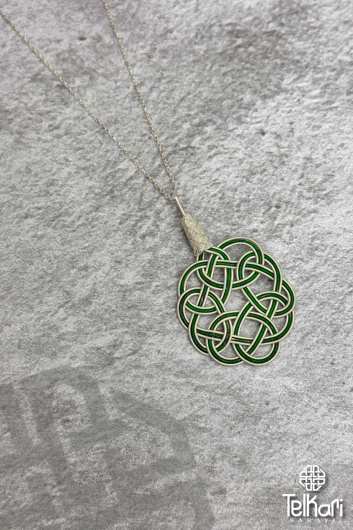 Aşk Düğümü Kazaziye Gümüş Kolye