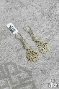 Aşk Düğümü El Örmesi 1000 Ayar Kazaziye Gümüş Küpe