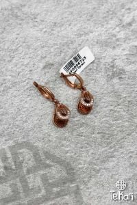 Top Model Tasarım Renk Değiştiren Sultan Taşlı Rose Gümüş Küpe