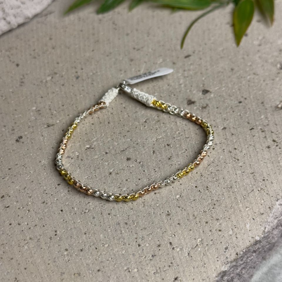 Dorika Model Gümüş El İşlemesi Su Yolu Kazaziye Kadın Bileklik