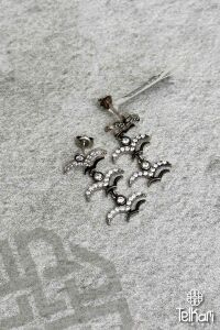 Sallantılı Martı Model Tasarım Gümüş Küpe