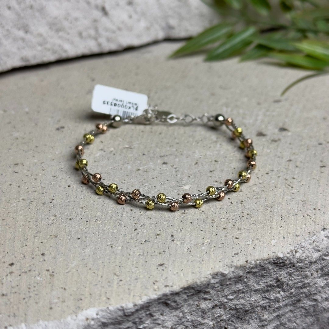 Dorika Toplu Sarmal Model Şık Tasarımlı Gümüş Kadın Bileklik