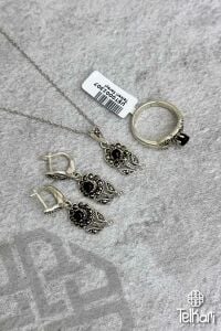 Onix Taşlı Markazit Üçlü Set