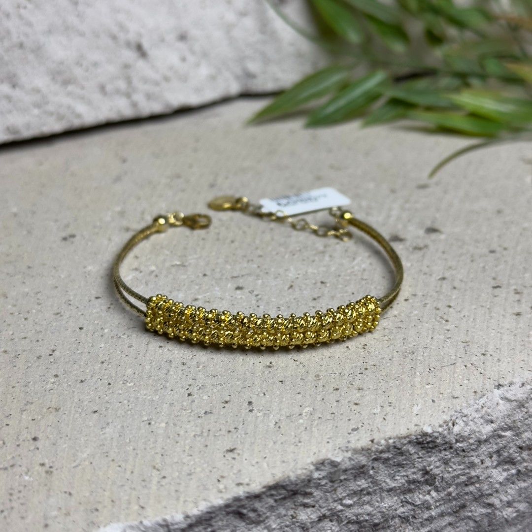 Altın İşçiliğinde 925 Ayar Gümüş Şık Tasarım Kadın Bileklik