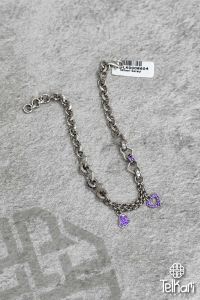 Kalp Figürlü Gümüş Bileklik