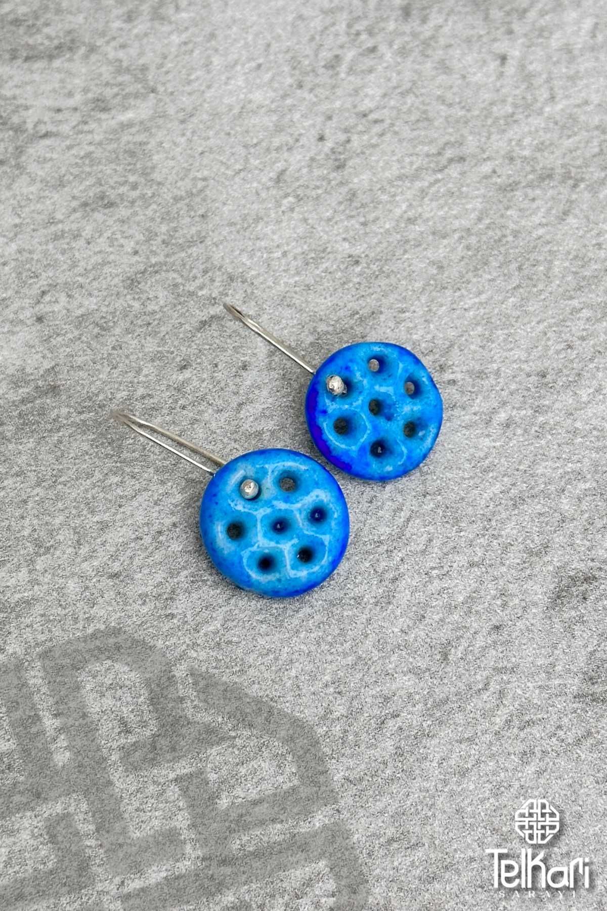 Midyat Süryani Nazarlık Gümüş Küpe